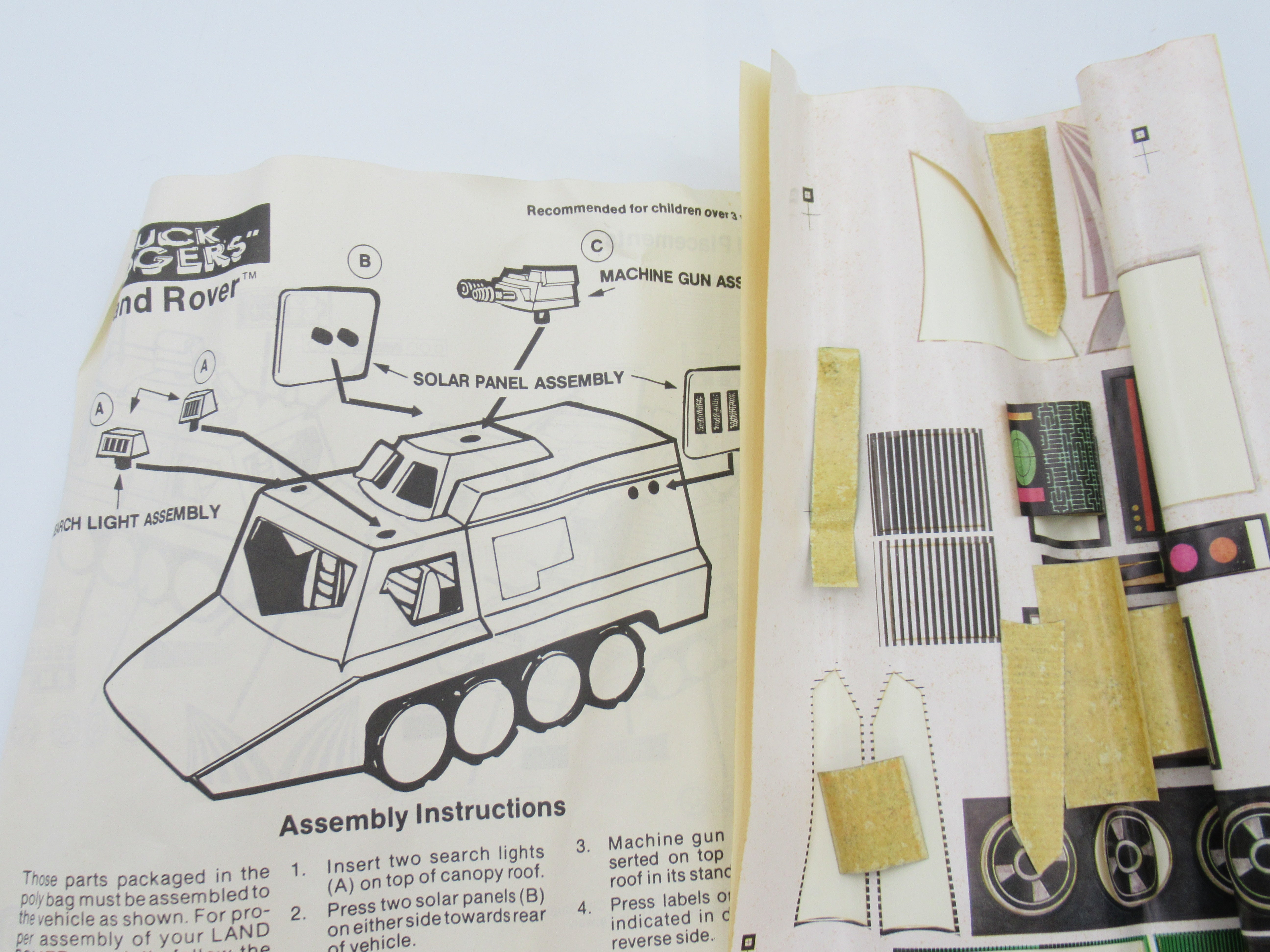 BUCK ROGERS Land Rover Vehicle with Box - Mego Corp. (1979) Vintage Toy
